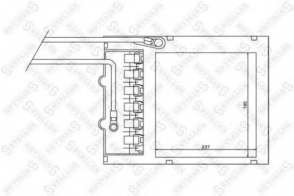 STELLOX 1035215SX Теплообмінник, опалення салону