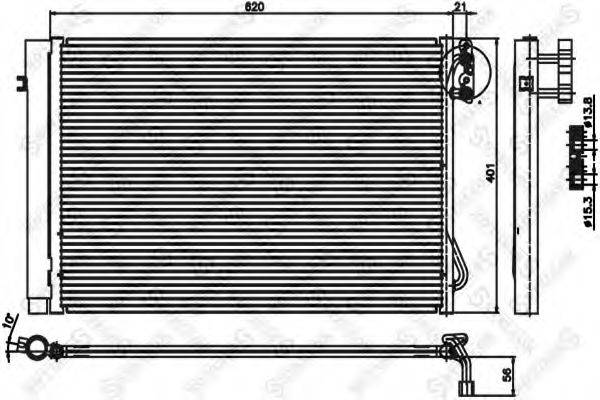 STELLOX 1045073SX Конденсатор, кондиціонер