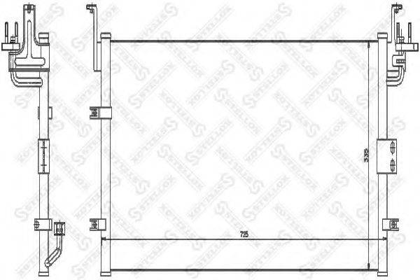 STELLOX 1045104SX Конденсатор, кондиціонер