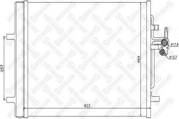 STELLOX 1045692SX Конденсатор, кондиціонер