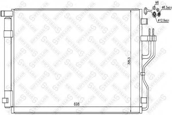 STELLOX 1045695SX Конденсатор, кондиціонер