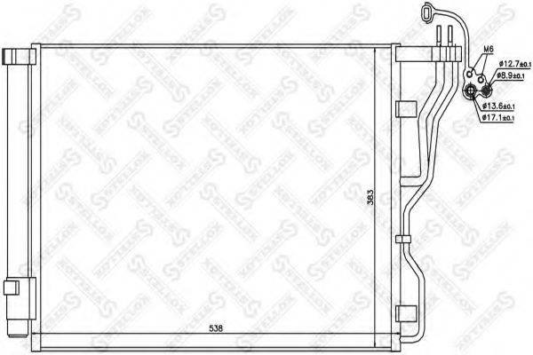 STELLOX 1045746SX Конденсатор, кондиціонер