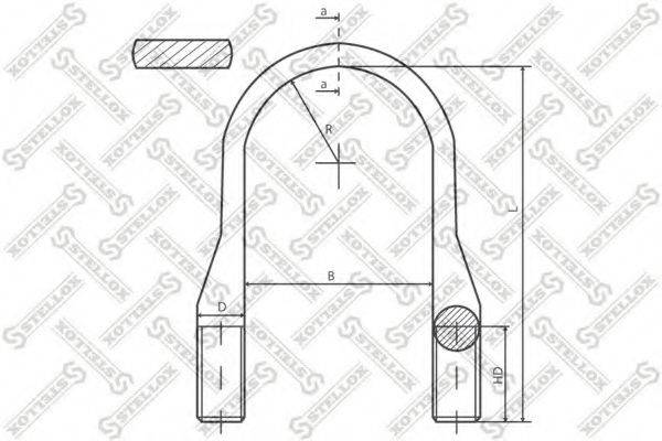 STELLOX 8464278SX Драбина ресори