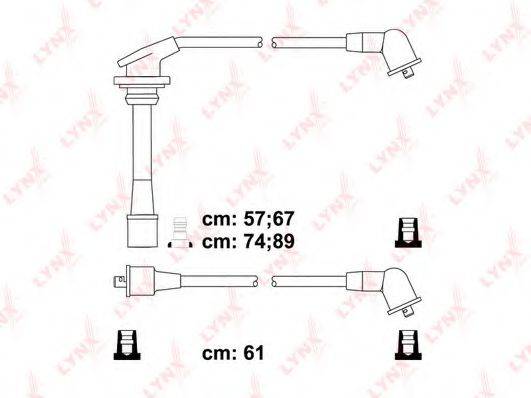 LYNXAUTO SPC2409 Комплект дротів запалювання