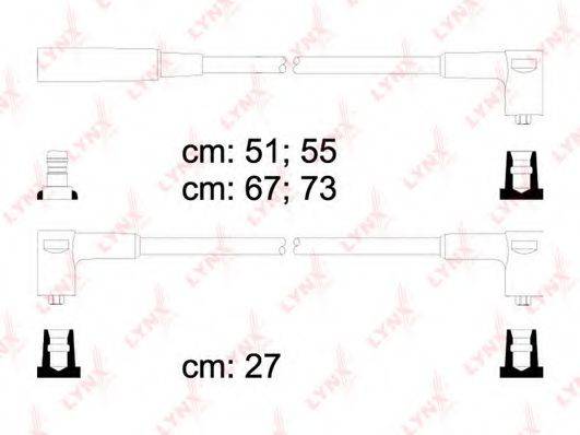 LYNXAUTO SPC4609 Комплект дротів запалювання