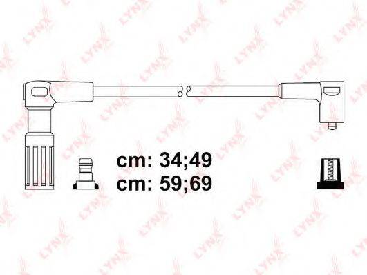 LYNXAUTO SPC4835 Комплект дротів запалювання