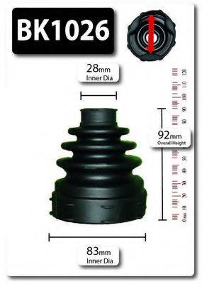 SHAFTEC BK1026 Комплект пильника, приводний вал