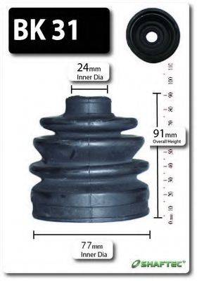 SHAFTEC BK31 Комплект пильника, приводний вал