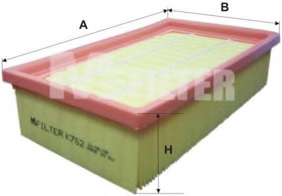 MFILTER K762 Повітряний фільтр