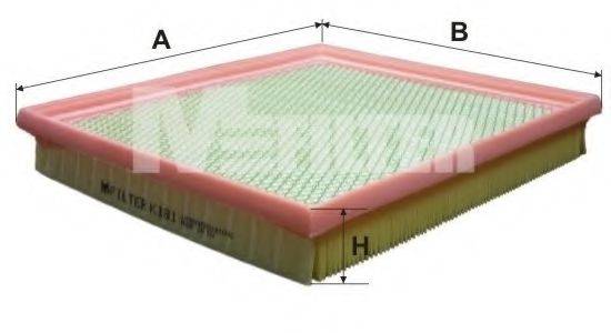 MFILTER K181 Повітряний фільтр