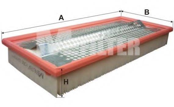 MFILTER K358 Повітряний фільтр