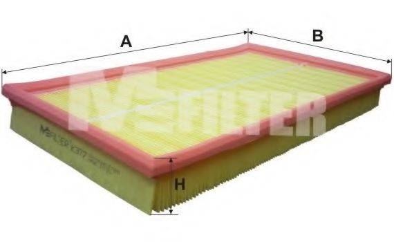 MFILTER K377 Повітряний фільтр