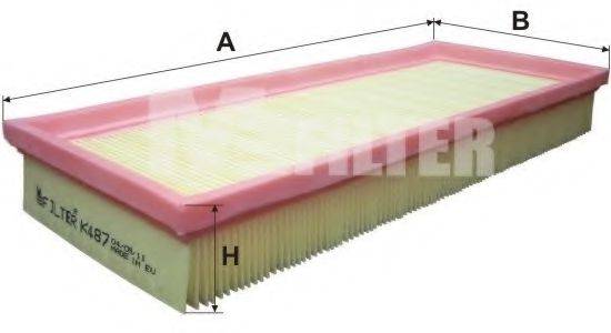 MFILTER K487 Повітряний фільтр