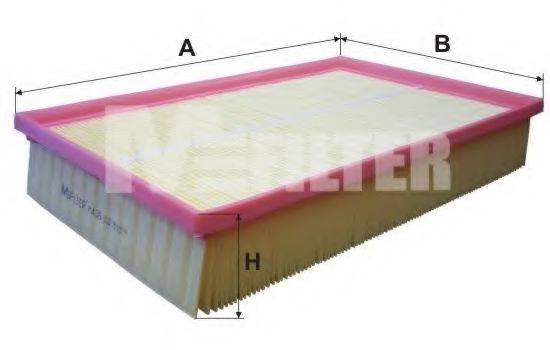 MFILTER K435 Повітряний фільтр