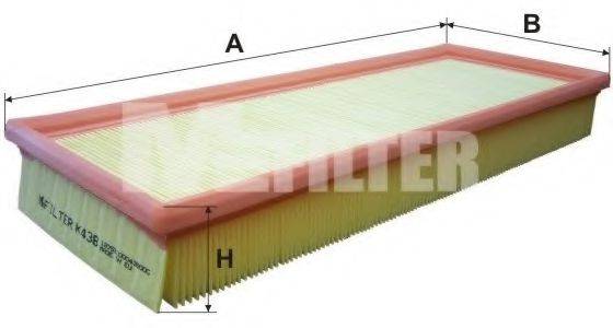 MFILTER K438 Повітряний фільтр