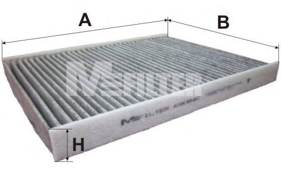 MFILTER K9084C Фільтр, повітря у внутрішньому просторі