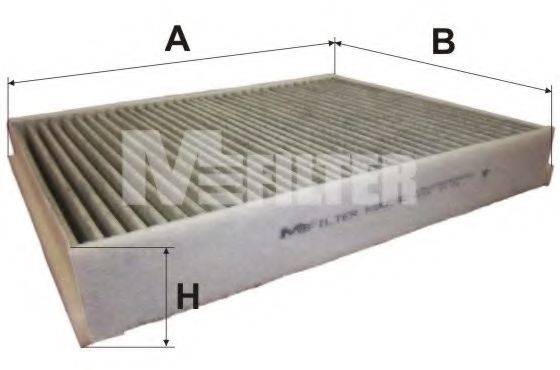 MFILTER K9095C Фільтр, повітря у внутрішньому просторі