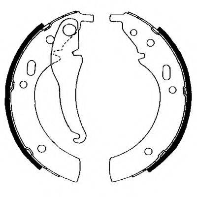 HELLA PAGID 8DB355000121 Комплект гальмівних колодок