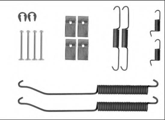 HELLA PAGID 8DZ355205871 Комплектуючі, гальмівна колодка