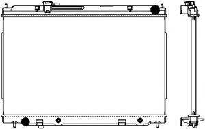 SAKURA AUTOMOTIVE 32511021 Радіатор, охолодження двигуна