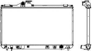 SAKURA AUTOMOTIVE 32711005 Радіатор, охолодження двигуна