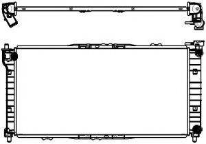 SAKURA AUTOMOTIVE 33011023 Радіатор, охолодження двигуна