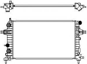 SAKURA AUTOMOTIVE 33511008 Радіатор, охолодження двигуна