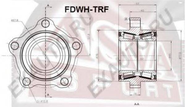 ASVA FDWHTRF Маточина колеса