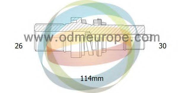 ODM-MULTIPARTS 16210050 Напівосьовий вал, диференціал