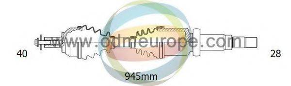 ODM-MULTIPARTS 18012870 Приводний вал