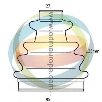 ODM-MULTIPARTS 21993109 Комплект пильника, приводний вал