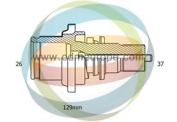 ODM-MULTIPARTS 16210030 Напівосьовий вал, диференціал