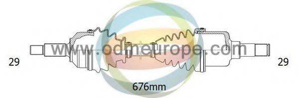 ODM-MULTIPARTS 18221280 Приводний вал