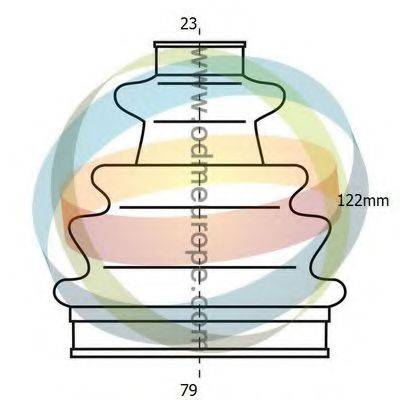 ODM-MULTIPARTS 21990183 Комплект пильника, приводний вал