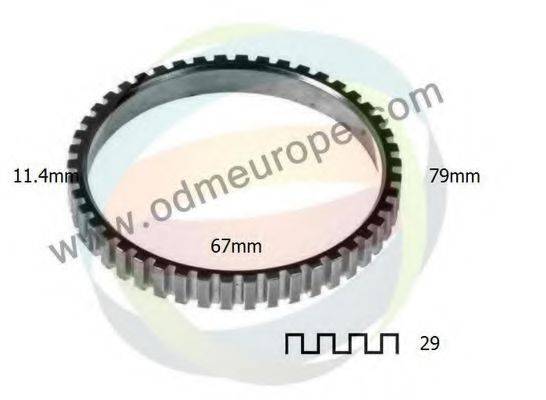 ODM-MULTIPARTS 26230001 Зубчастий диск імпульсного датчика, протибл. устр.