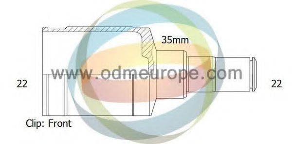 ODM-MULTIPARTS 14236040 Шарнірний комплект, приводний вал