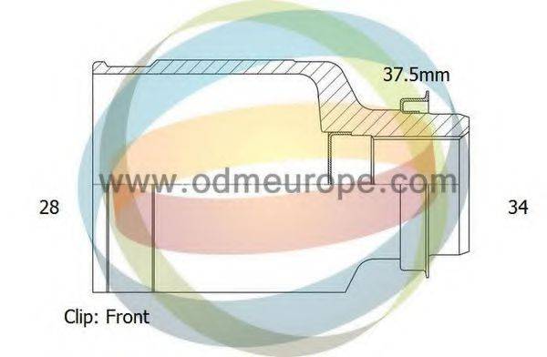 ODM-MULTIPARTS 14236097 Шарнірний комплект, приводний вал