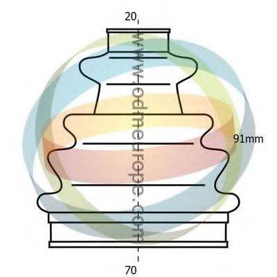 ODM-MULTIPARTS 21992067 Комплект пильника, приводний вал