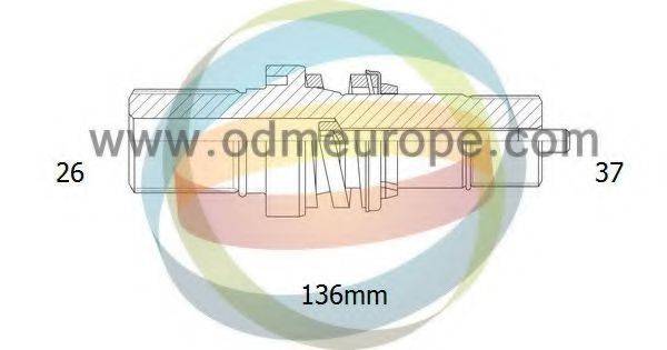 ODM-MULTIPARTS 16210010 Напівосьовий вал, диференціал