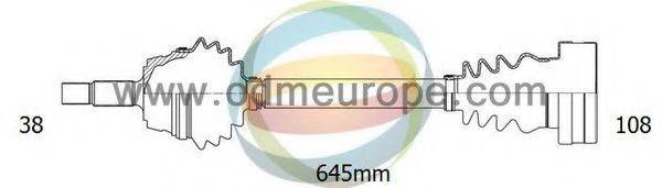 ODM-MULTIPARTS 18211810 Приводний вал