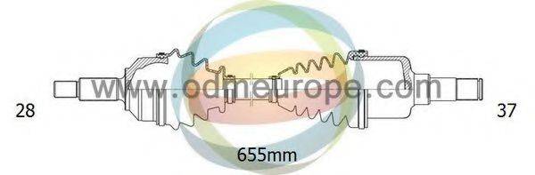 ODM-MULTIPARTS 18161580 Приводний вал