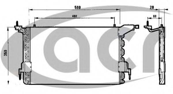 ACR 300005 Конденсатор, кондиціонер