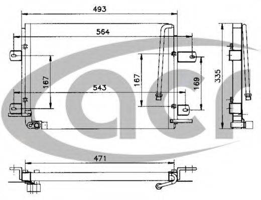 ACR 300171 Конденсатор, кондиціонер