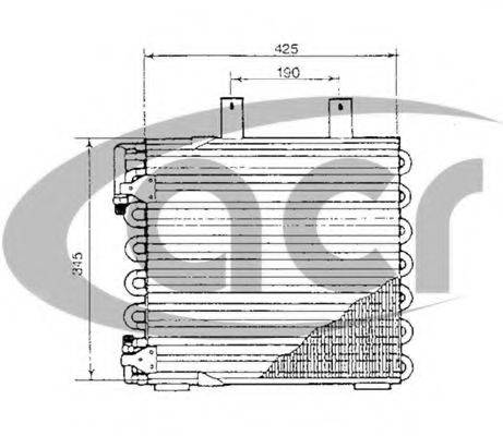 ACR 300192 Конденсатор, кондиціонер