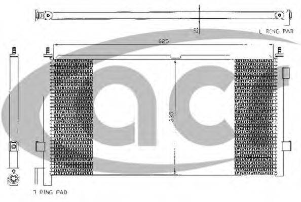 ACR 300345 Конденсатор, кондиціонер