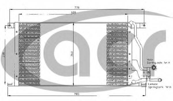 ACR 300428 Конденсатор, кондиціонер