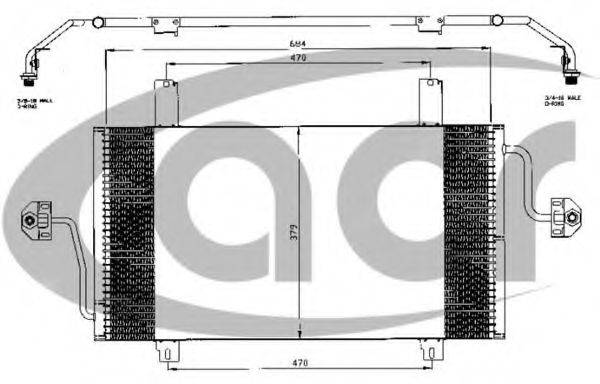 ACR 300528 Конденсатор, кондиціонер