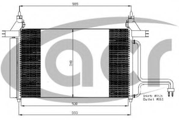 ACR 300538 Конденсатор, кондиціонер