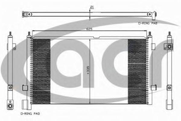 ACR 300554 Конденсатор, кондиціонер