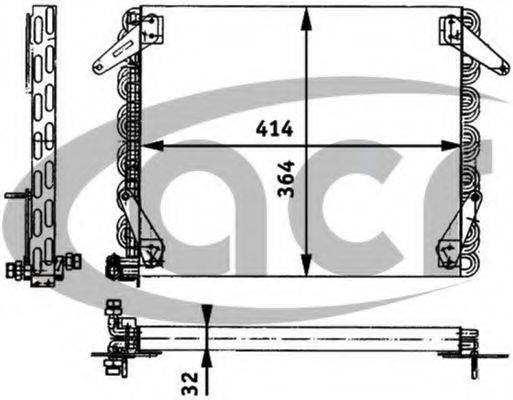 ACR 300596 Конденсатор, кондиціонер